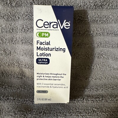 CeraVe Facial Moisturizing Lotion PM Ultra Lightweight 3 oz