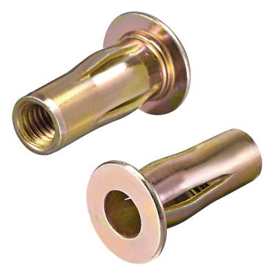 25pcs Multi-Grip Rivet-Nut M8 Pre-Bulbed Shank Carbon Steel Color-Zinc-Plated