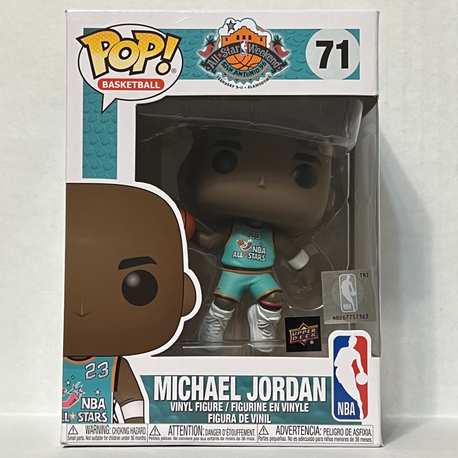 Funko POP! 71 Michael Jordan Upper Deck NBA ALL STAR GAME
