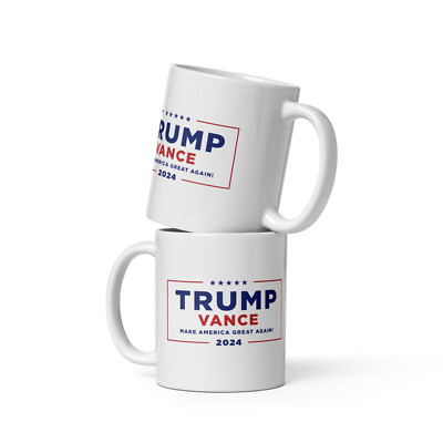Donald Trump JD Vance Make America Great Again Logo Mug | MAGA Coffee Cup