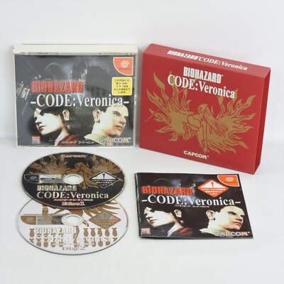 BIOHAZARD Resident Evil CODE VERONICA Box Dreamcast Sega ccc dc