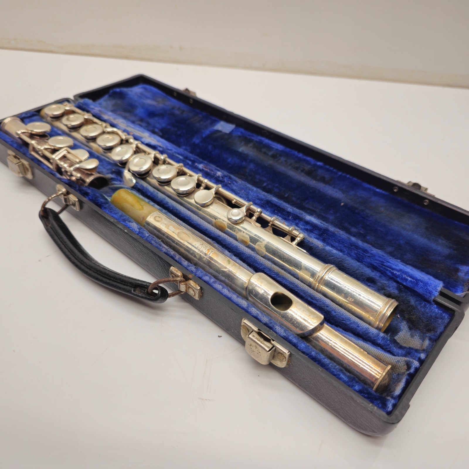 Gemeinhardt 2SP Flute Silver Plated E38539 with Hard Case Vintage