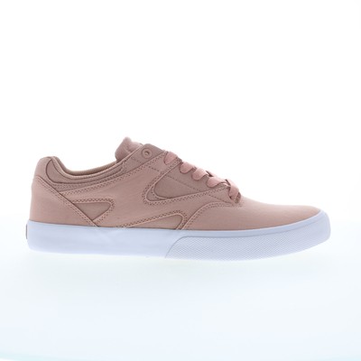 DC Kalis Vulc ADYS300569-PWO Mens Pink Canvas Skate Inspired Sneakers Shoes