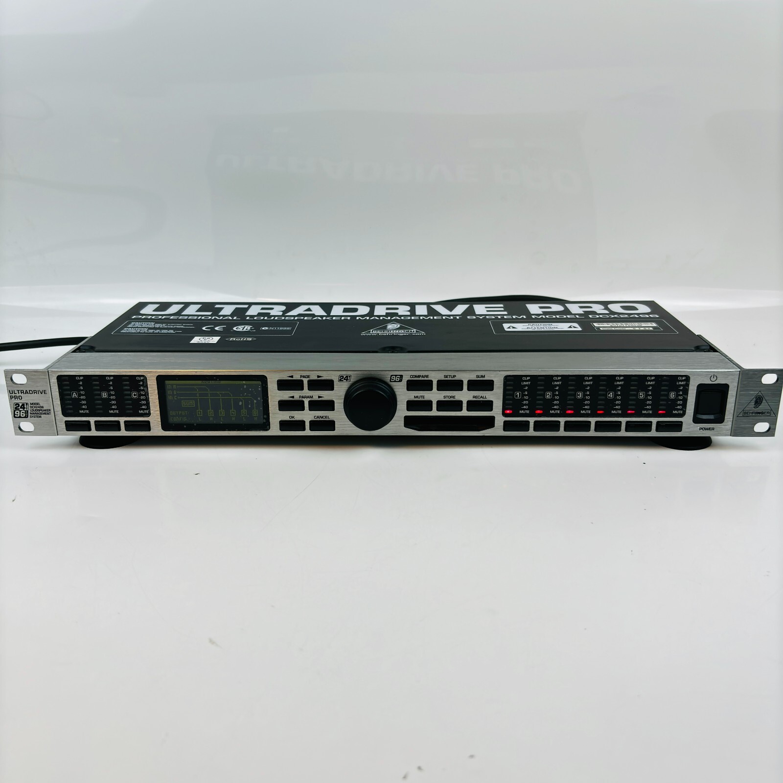 Behringer DCX2496 Ultra-Drive Loudspeaker Management System