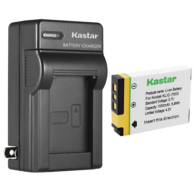 Kastar Battery Wall Charger for Kodak KLIC-7003 & Kodak EasyShare V1003 Camera