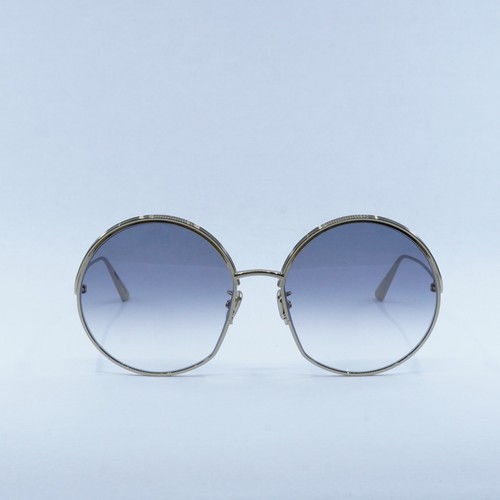 Pre-owned Dior Ever R1u C0a2 Gold/gradient Grey 61-18-140 Sunglasses In Gray