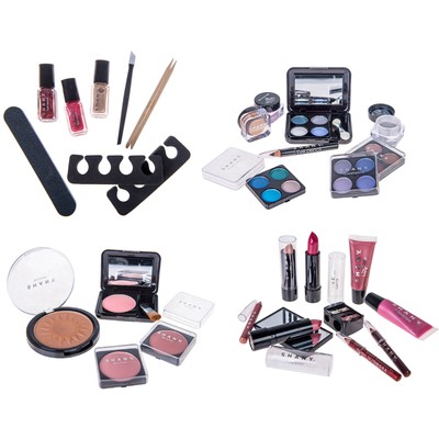 SHANY Carry All Trunk Makeup Set (Eye shadow palette/Blushes/Powder/Nail Polish