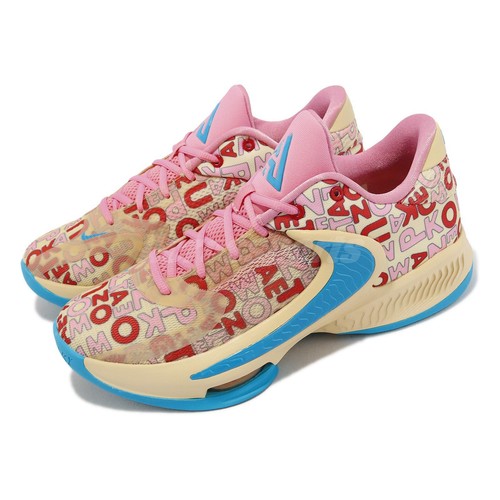 

Мужские баскетбольные кроссовки Nike Zoom Freak 4 EP Letter Bro Coral Pink FB9504-200, Розовый, Zoom Freak 4 Ep
