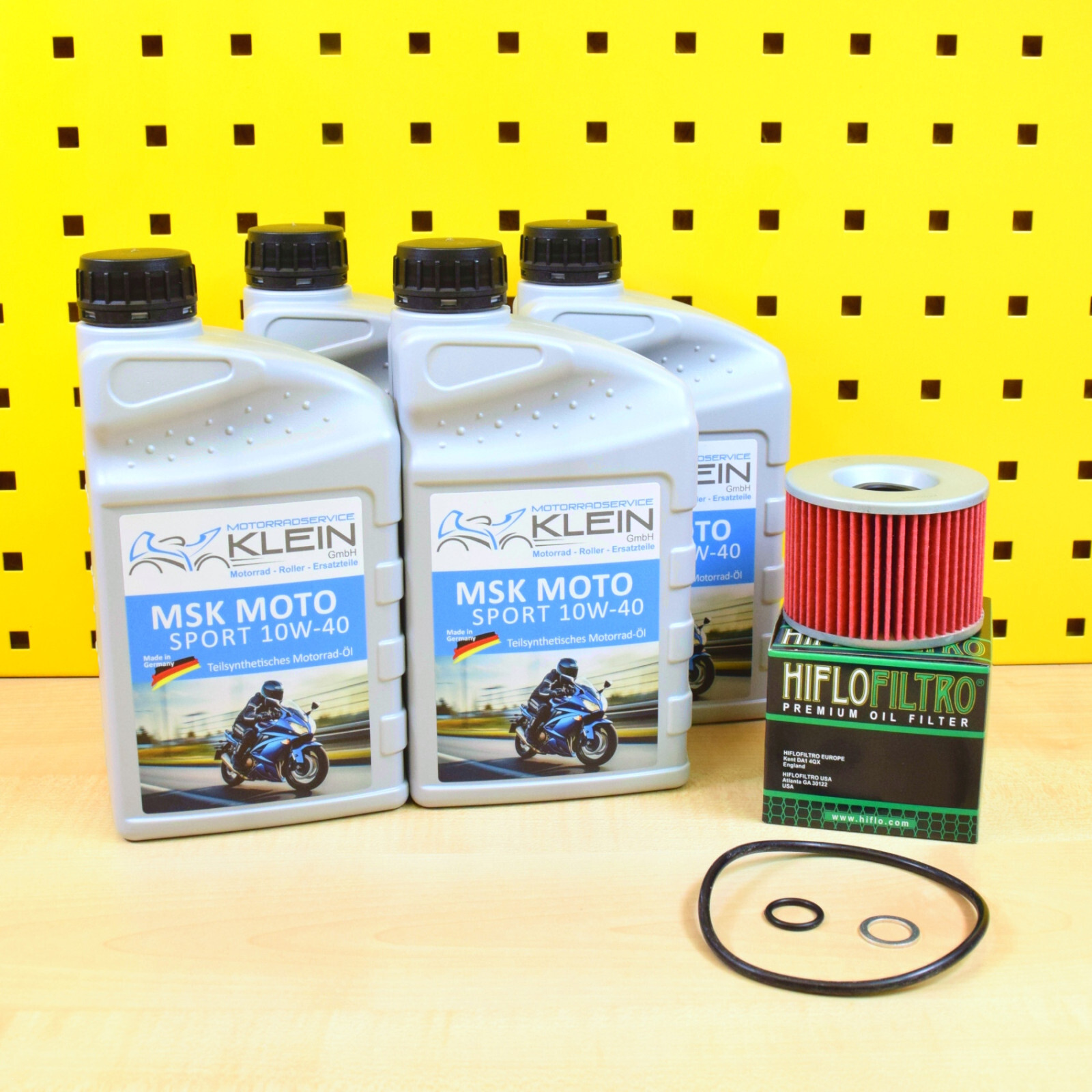 Kawasaki ZR-7 / S Ölwechselset Öl Ölfilter Hiflo MSK Moto