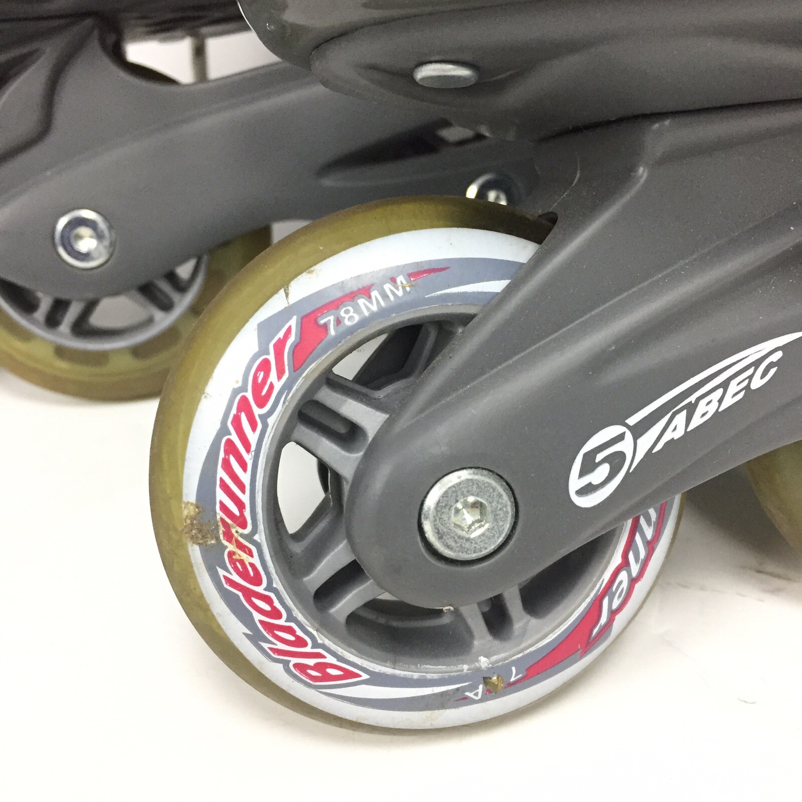 Bladerunner PRO 78 Rollerblade 78 MM Wheels 5 Bearings Gray/Pink Women’s Size 9