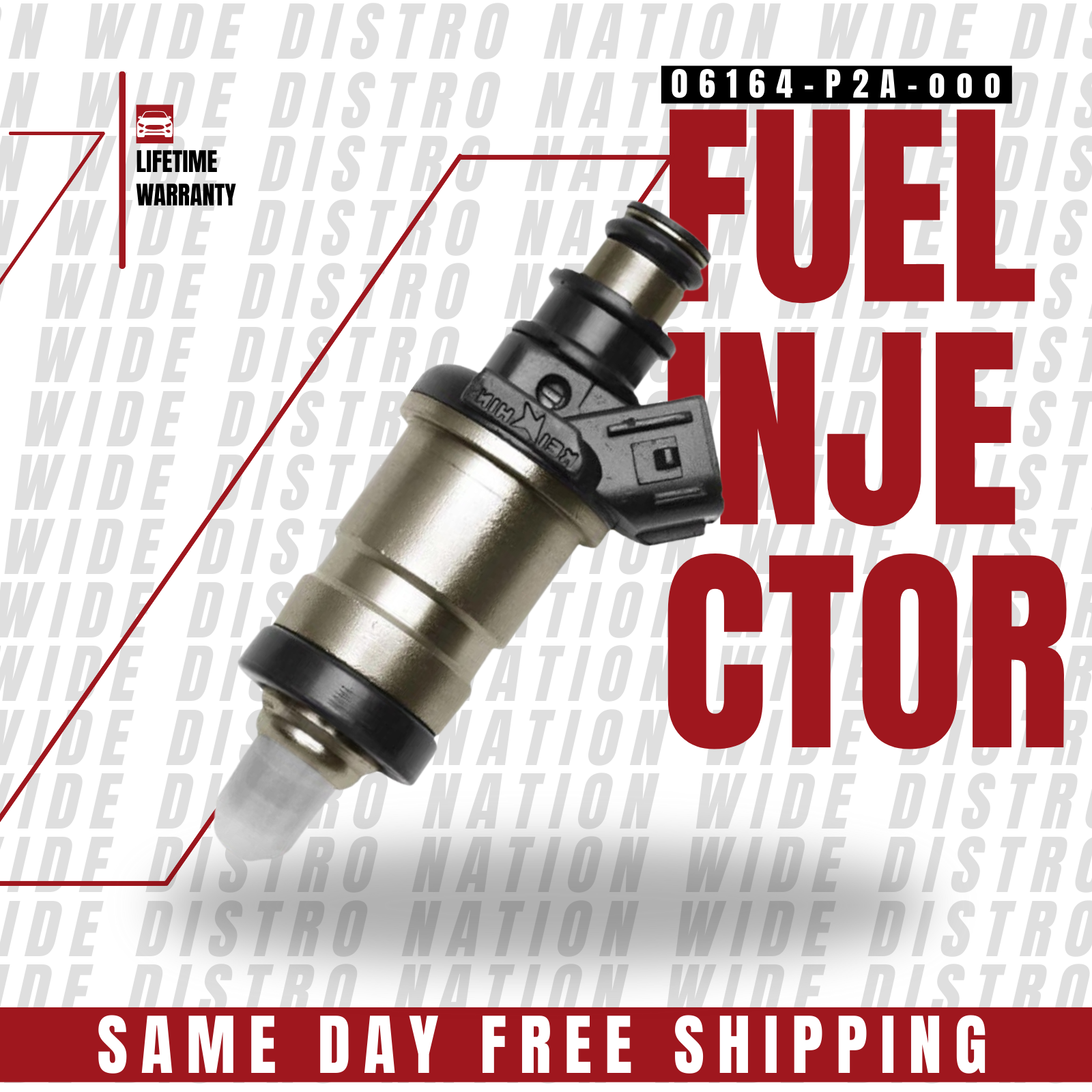 1x OEM Keihin Fuel Injector for 96-00 Honda Civic del Sol 1.6L I4 06164-P2A-000