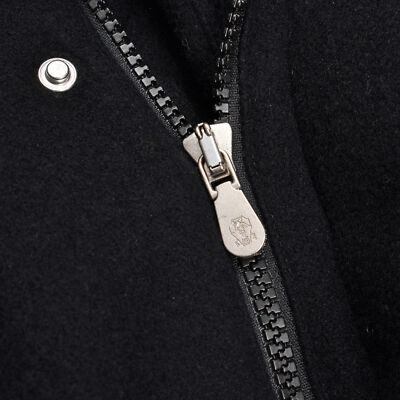 Pre-owned Brunello Cucinelli Men's Down Filled 100% Cashmere Bomber Jacket / Coat In Black, Nero