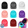 BOXOB 8pcs Silicone Bottle Stopper for Owala FreeSip 24oz 32oz, Water Bottle Plug Mouth Lid Cap Top Seal Replacement Parts Accessories Compatible with Owala 16/19/24/32/40oz (8 Colors)