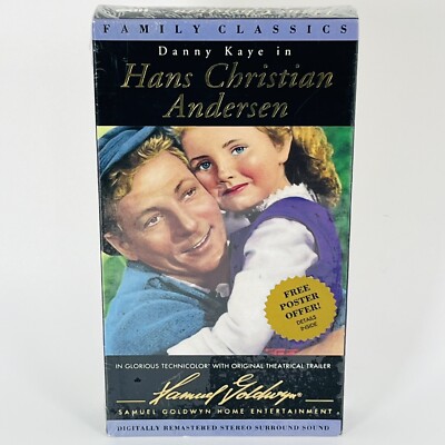Hans Christian Andersen (VHS, 1952) Danny Kaye, Vintage VHS Family Film, NEW