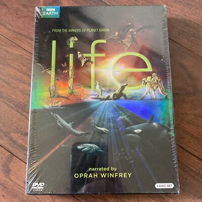 DVD BBC Life From The Makers Of Planet Earth New Sealed 4 disc  Oprah Winfrey