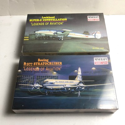 MINICRAFT Lockheed Super-G Constellation Legends of Aviation Model Kit lot Of 2