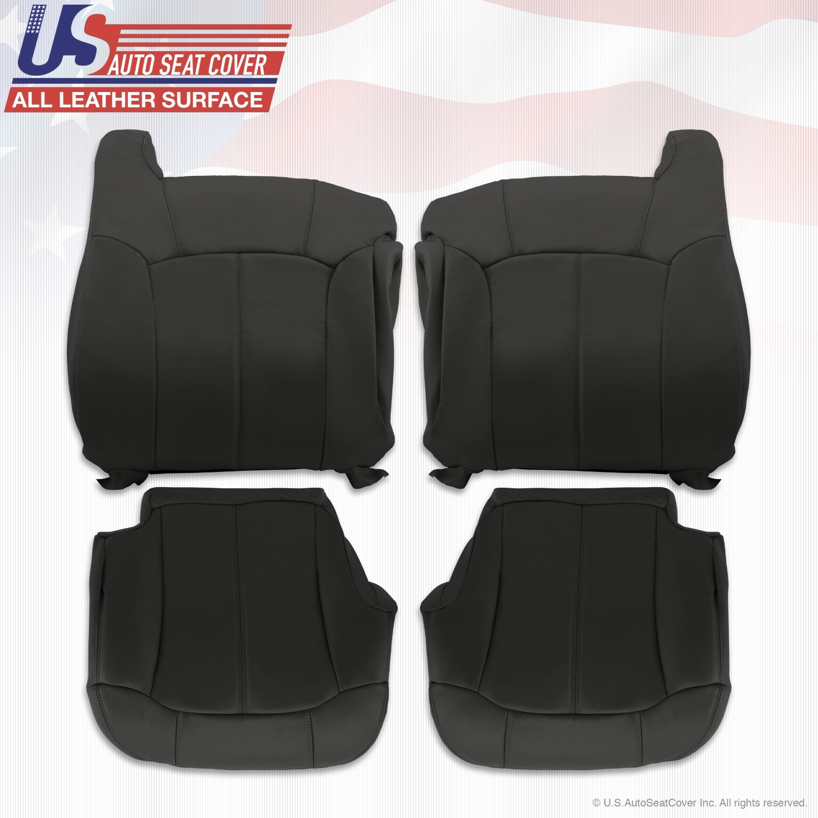 1999 2000 2001 2002 Silverado Gmc Sierra Replacement Leather Seat Cover