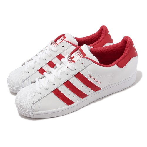 

Adidas Originals Superstar Белый Красный Мужская повседневная обувь унисекс для образа жизни GZ3741, Superstar