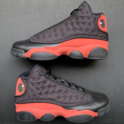 jordan 13 reflective black and red