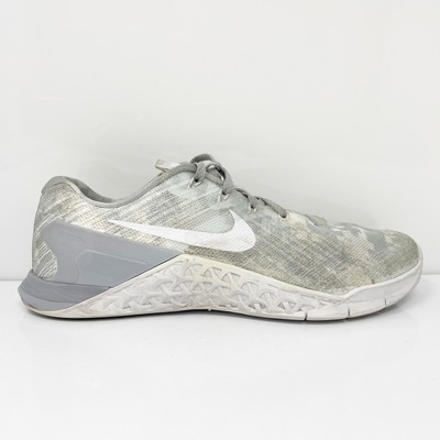 Nike Womens Metcon 3 Amp 849808-002 Серые кроссовки для бега, размер 8, Серый, Metcon 3 Amp
