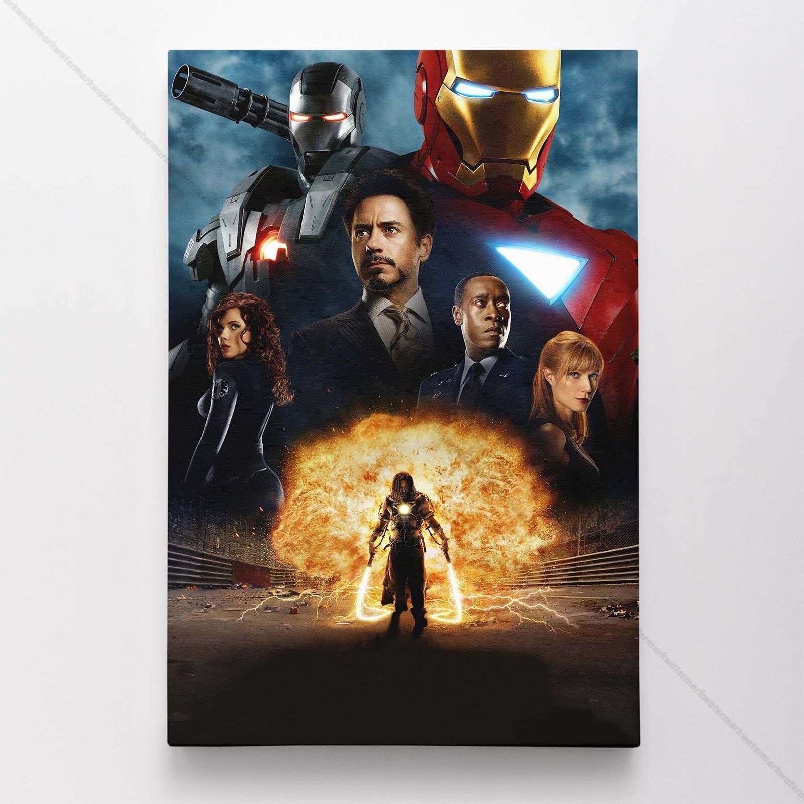 Iron Man Poster Canvas Avengers Movie Tony Stark Superhero Marvel Print #5845