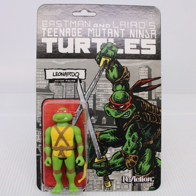 W39 Super 7 Reaction Teenage Mutant Ninja Turtles Leonardo Action Figure