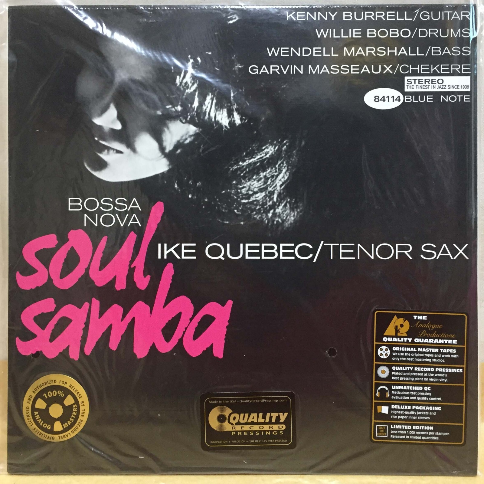 LP：IKE QUEBEC BOSSA NOVA， SOUL SAMBA ボサノヴァ・ソウル