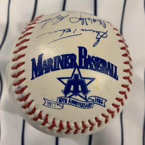 MARINERS 記念ボール Seattle Mariners 10th Anniversary 1986 Facsimile Signature