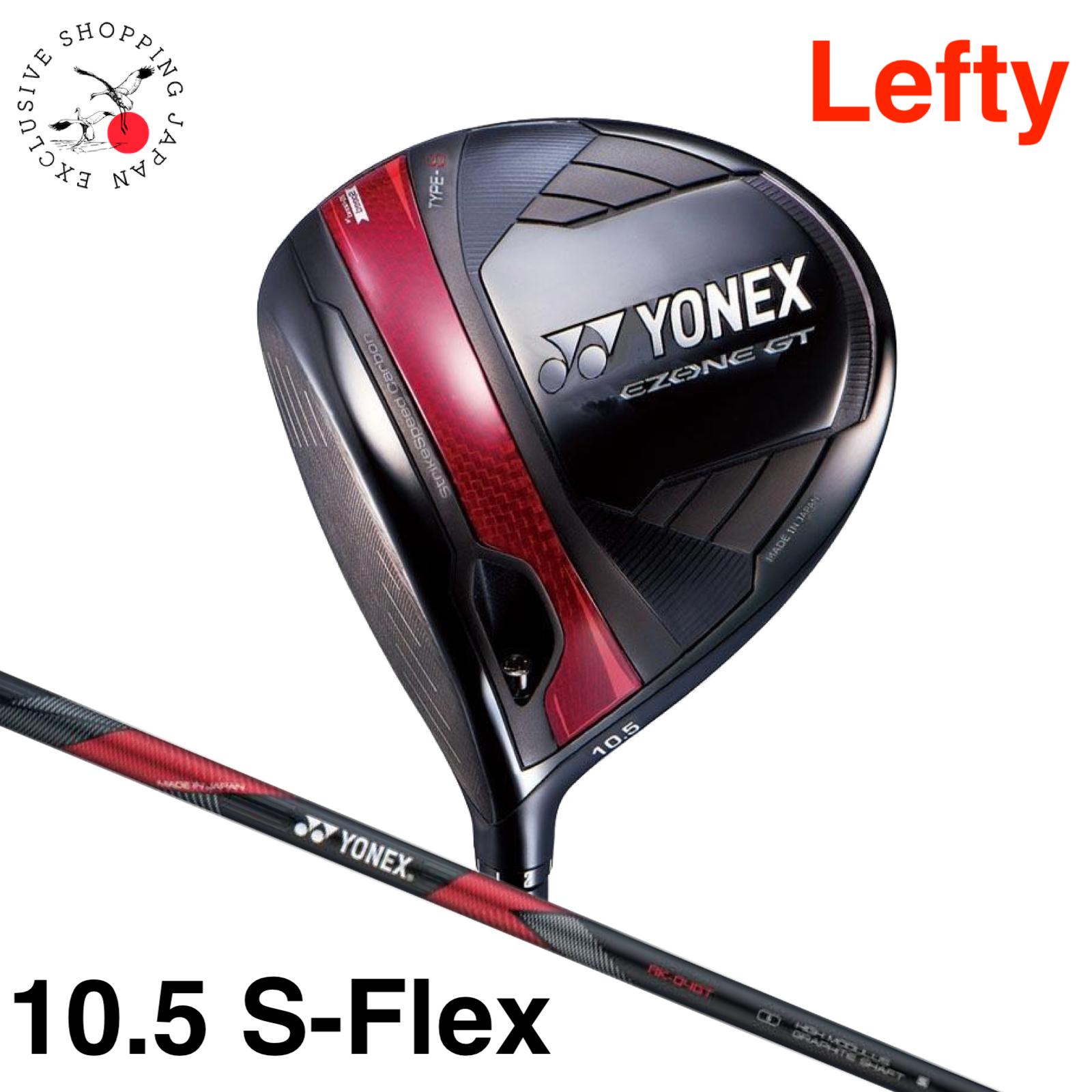 YONEX EZONE GT ドライバー レフティ YONEX 2024 Lefty EZONE GT Type-S Driver Loft 10.5 S Flex RK