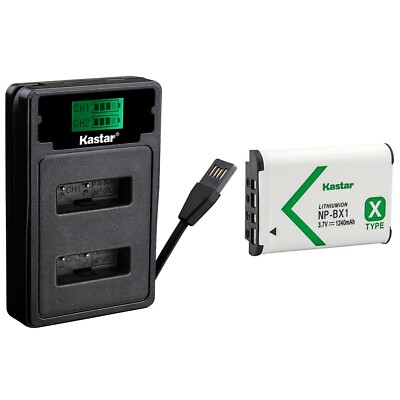 LZD2 Charger & 1 battery for HDR-AS10 AS15 AS20 AS30 AS50 AS50R AS100V AS200V