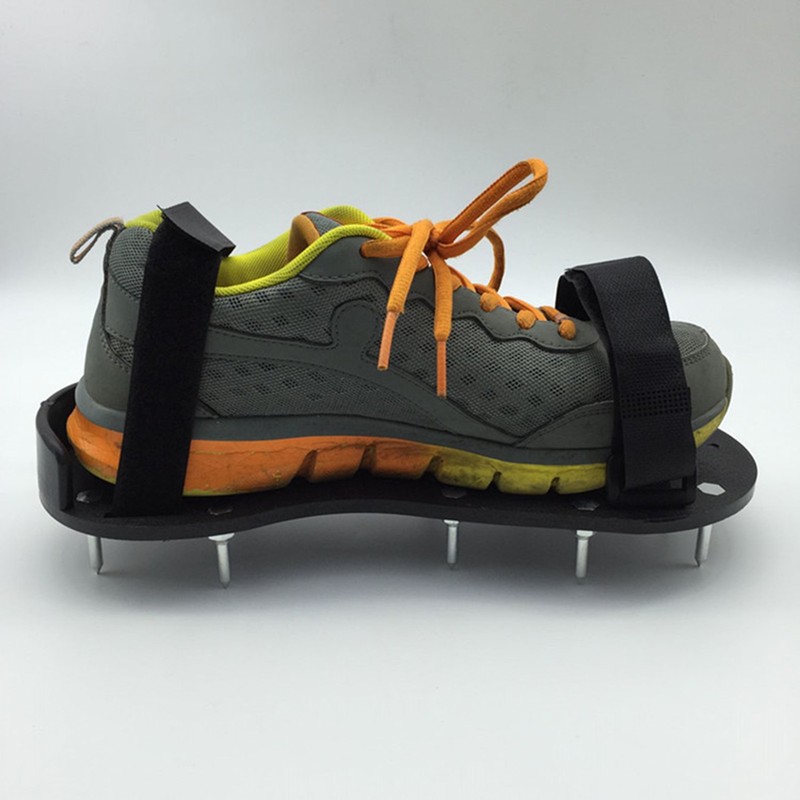 Nagelschuhe Nagelsohle Schuhe Rasenlüfter Rasenbelüfter Garten Rasen