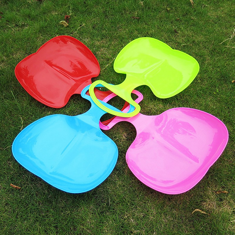 Outdoor Snow Slider PP Ultra-Thick Kids Adult Snow Sled Sledge Ski Board _New