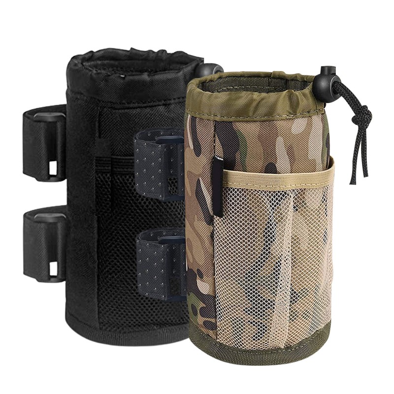 Bike Bicycle Water Bottle Holder Bag Handlebar Cup Drink Holder Stem Bag