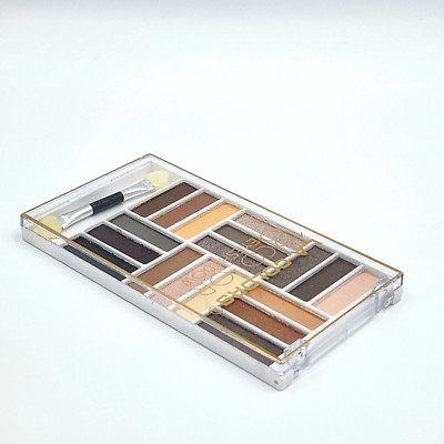 L.A. Colors 18 Color Eyeshadow Glam Palette - CES7508 Downtown Browns - NEW