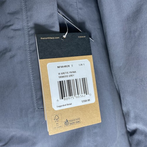 Pre-owned The North Face Women's Arctic Parka Down Coat Vanadis Grey Sz S L Xl $350