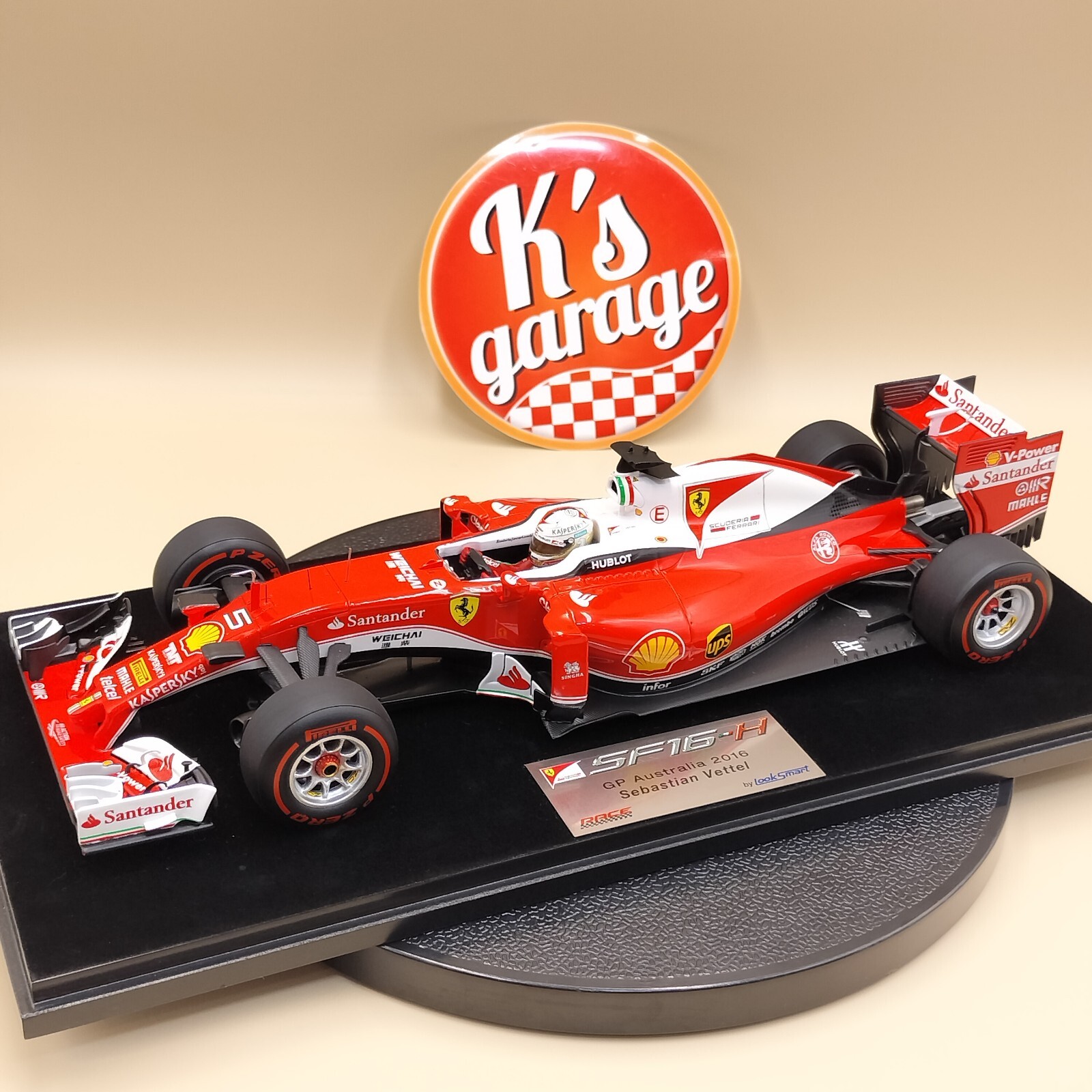 ルックスマート 1/43 Ferrari SF16-H 2016 #5 Ferrari SF16-H No.5