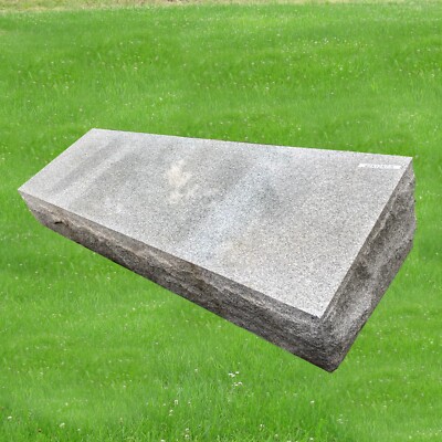 Granite Gray Marker Monument Headstone 42x12x8-6  BV-25