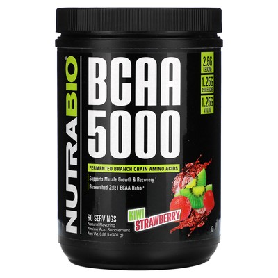 BCAA 5000, киви-клубника, 0,88 фунта (401 г)