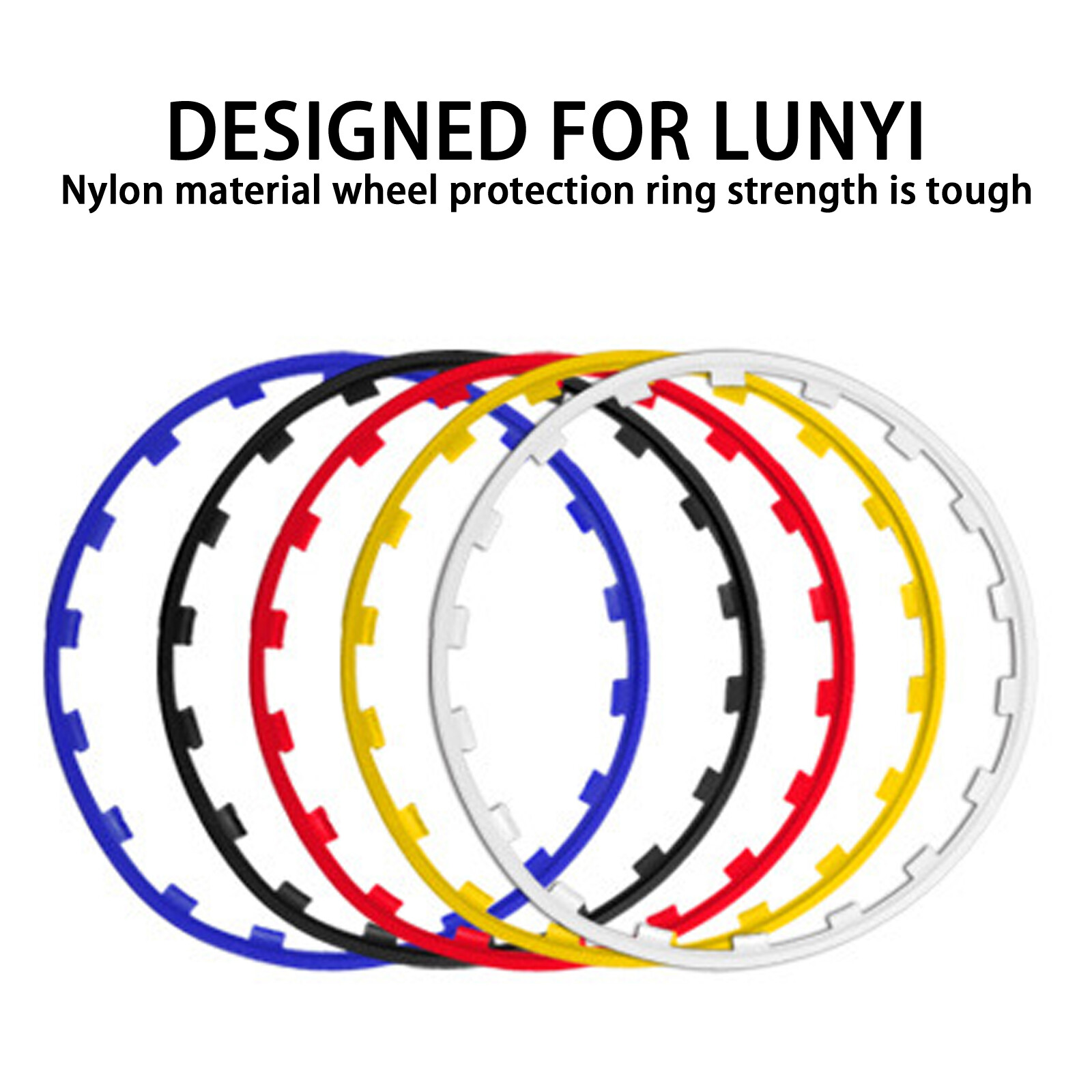 4pcs 16-20 Inch Car Wheel Hub Rim Trim Tire Ring Guard Strip Protector Decor