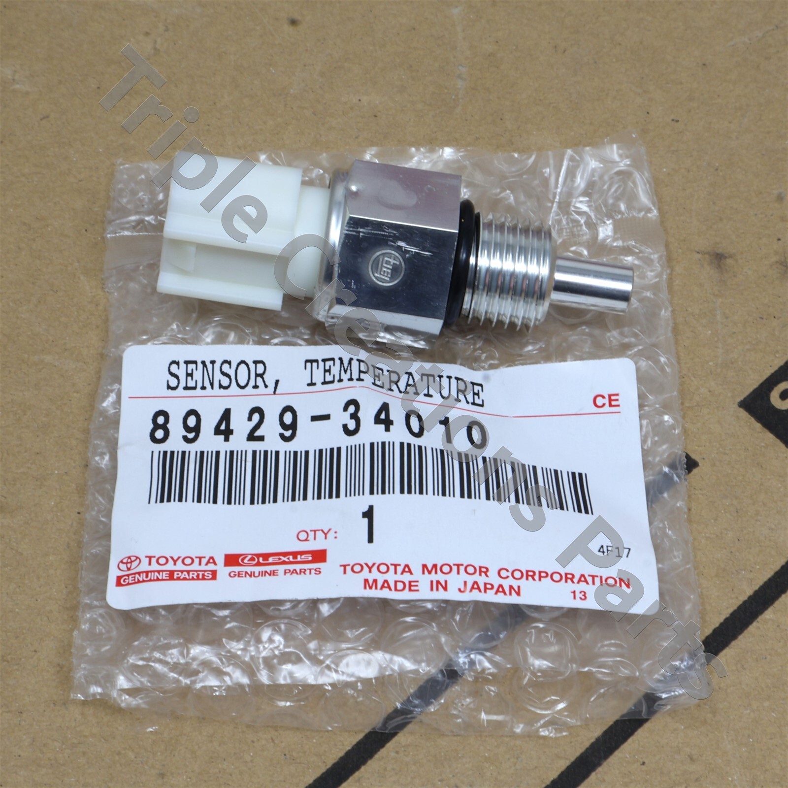 TOYOTA GENUINE 89429-34010 SENSOR, TEMPERATURE OEM