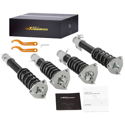 Coilovers 24 Way Damper Struts Springs Kit For Subaru Impreza WRX GDB GDA 02-07
