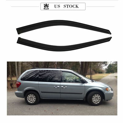 Rain guards fit 96-07 Dodge Caravan/Chrysler Town/Country,00-03 Chrysler Voyager