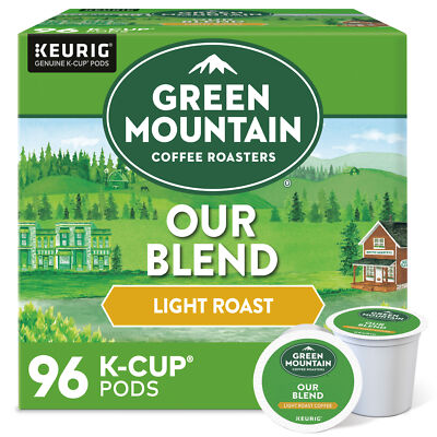 Green Mountain Coffee Our Blend, Keurig K-Cup Pod, Light Roast, 96 Count