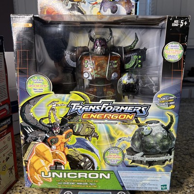 Transformers Energon - Unicron - w/Minimodus Dead End Mini-Con Figure - RARE MIB