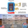 Gasoray Kill Switch for Car with Led Voltage Display,12V 240A Remote Battery Disconnect Switch Smart Voltage Kill Switch, Car Kill Switch Anti Theft, Remote Battery Kill Switch for Car, Truck, RV