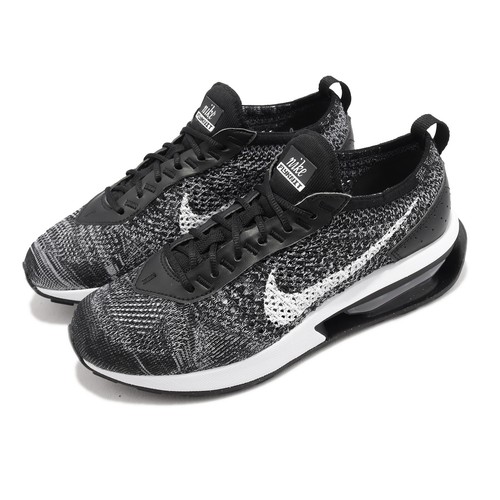 

Nike Wmns Air Max Flyknit Racer Black White Women Casual Lifestyle DM9073-001, Черный, Wmns Air Max Flyknit Racer