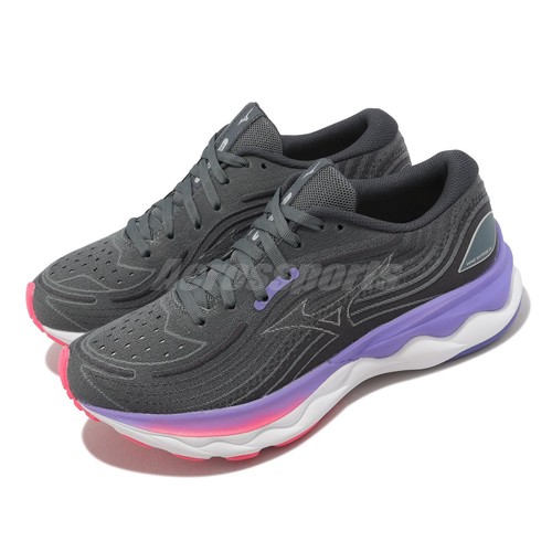 

Mizuno Wave Skyrise 4 Серый Фиолетовый Розовый Женские Шоссейные Кроссовки J1GD2309-71, Wave Skyrise 4