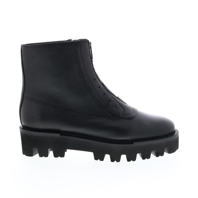 

Женские черные кожаные ботильоны и ботильоны Aquatalia Angelina Tumbled Calf 11, Черный, Aquatalia Angelina Tumbled Calf
