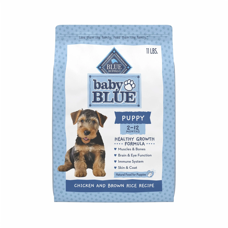 Baby BLUE Healthy Growth Puppy Dry Food, Chicken, 11-Lb. Bag