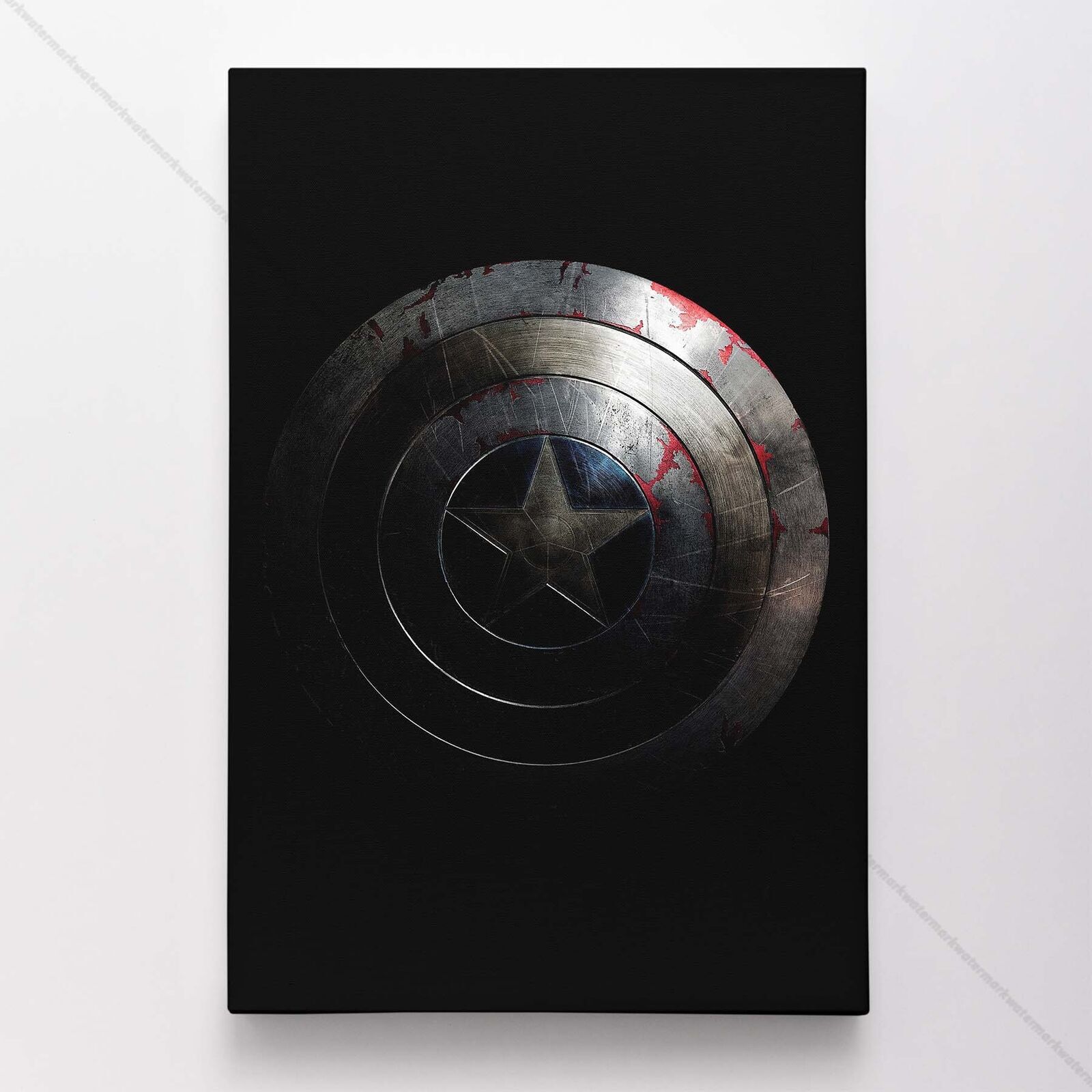 Captain America Poster Canvas Avengers Movie MCU Steve Rogers Marvel Print #848